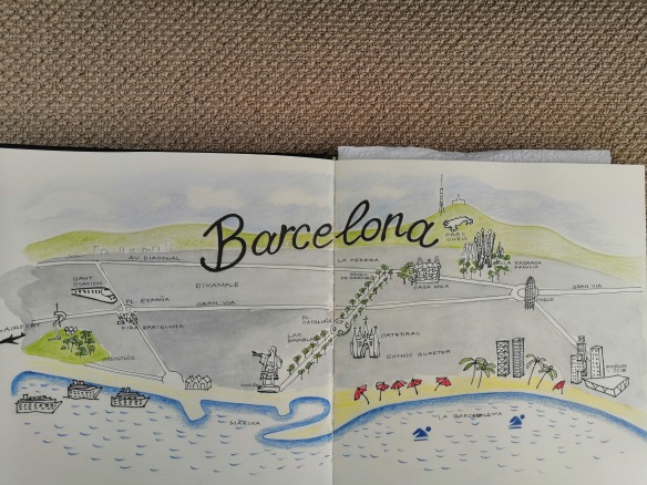 Barcelona map